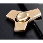 Wholesale Tri Aluminum Fidget Spinner Stress Reducer Toy for Autism Adult, Child (Gold)